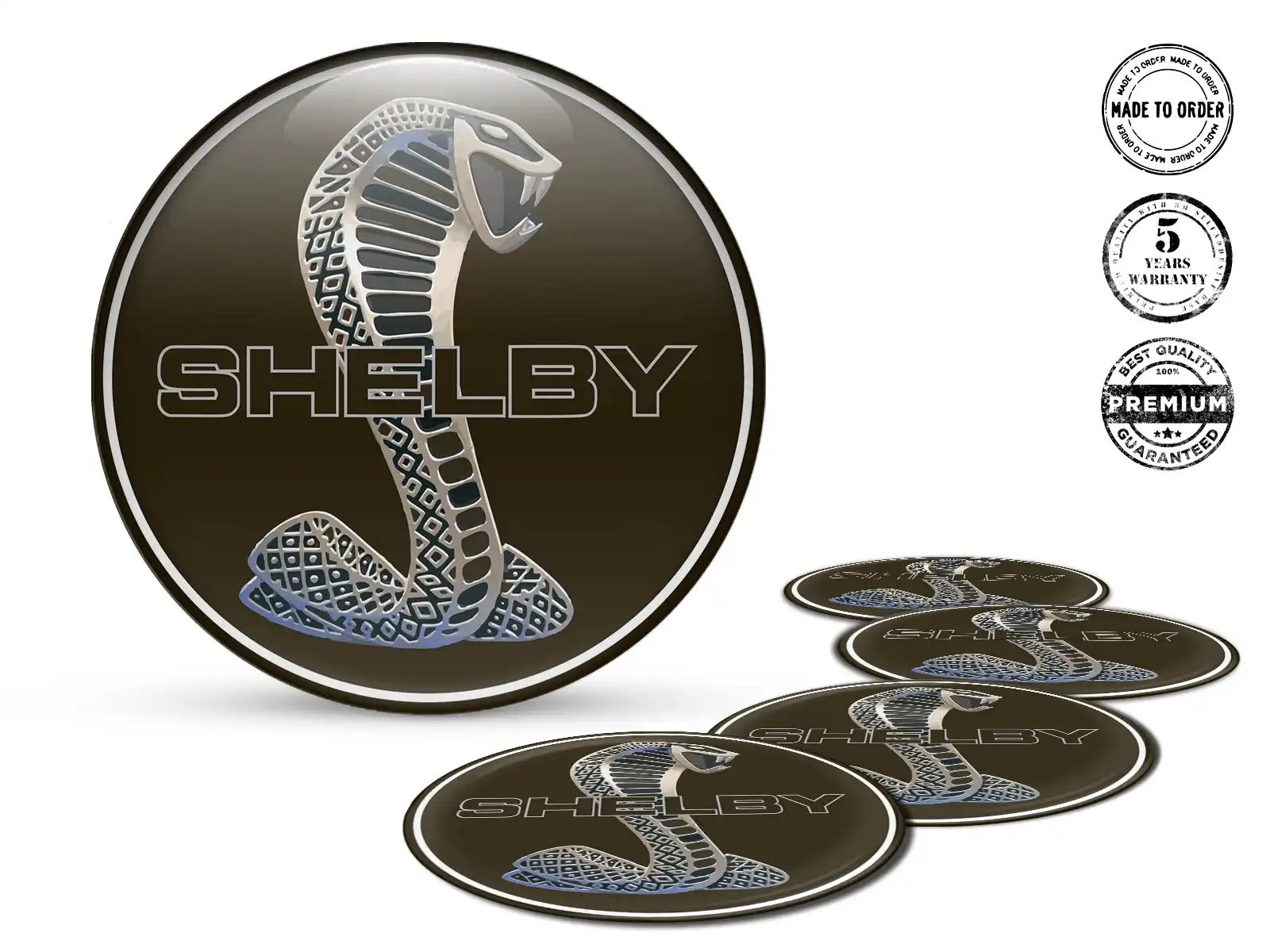Shelby Felgendekoration Ausgabe Individuelle Silikonsticker
